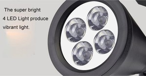 Großhandel wasserdicht 4 LED Solar Spotlight Solar LED Garten Spot Rasen Licht im Freien - Product Image 3