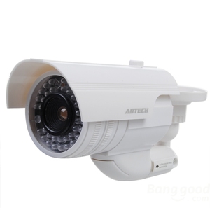 घर सुरक्षा आउटडोर इनडोर डमी सुरक्षा कैमरा सीसीटीवी प्रणाली यथार्थवादी नकली बुलेट सुरक्षा निगरानी डमी - Product Image 3