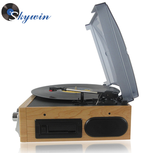 Venta caliente antigua tocadiscos palyer USB SD codificación directa aux en vinilo música MP3 formart - Product Image 1