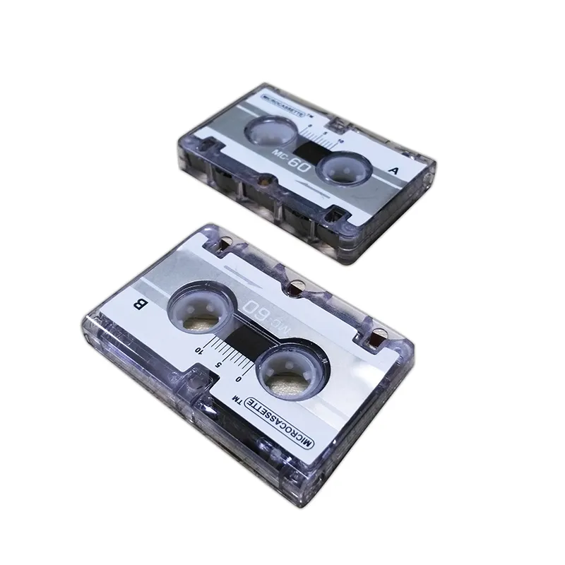 Blank audio Mini cassette di 10 ~ 240 minuti nuovo con design personalizzato fabbrica di Shenzhen all'ingrosso
