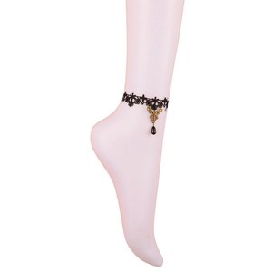 Cristalinos más nuevos del encanto cuerda dinámica <span class=keywords><strong>de</strong></span> encaje tobillo pulsera Partysu <span class=keywords><strong>de</strong></span> pie accesorios <span class=keywords><strong>de</strong></span> moda pulsera - Product Image 3