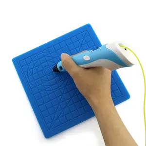 硅胶 3D 笔设计垫与基本模板 3D 绘图儿童高品质设计垫