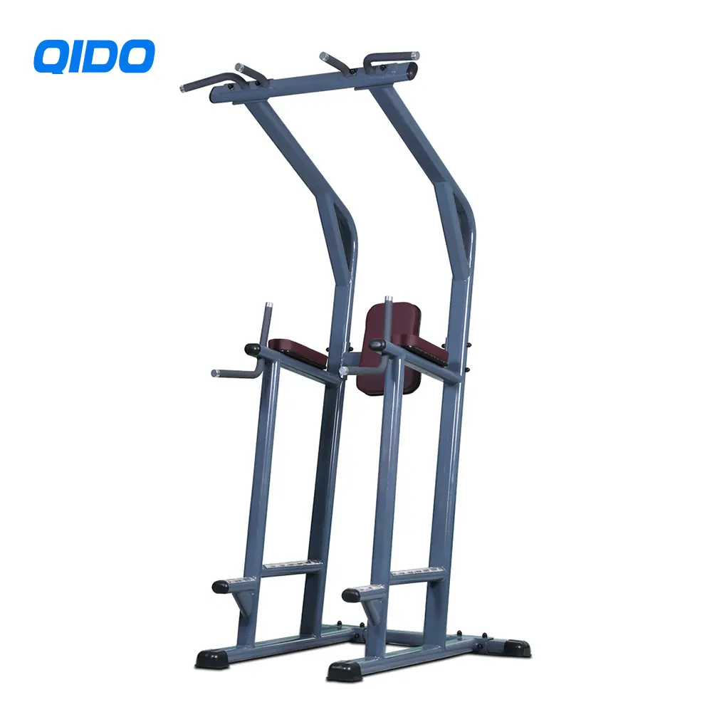 Vertical Knee Raise Chin Dip Pull Up Station Power Tower Home Gym
