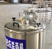 Moudre le lait à une plaque en acier inoxydable, fraîcheur pour le lait