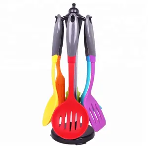 Nhà Máy Cung Cấp Trực Tiếp Nấu Ăn 6 Piece Silicone Bếp Đồ Dùng Set