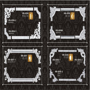 Moulage <span class=keywords><strong>de</strong></span> portes décoratives, moulage <span class=keywords><strong>de</strong></span> vitres en polyuréthane, offre spéciale, 10 pièces - Product Image 5
