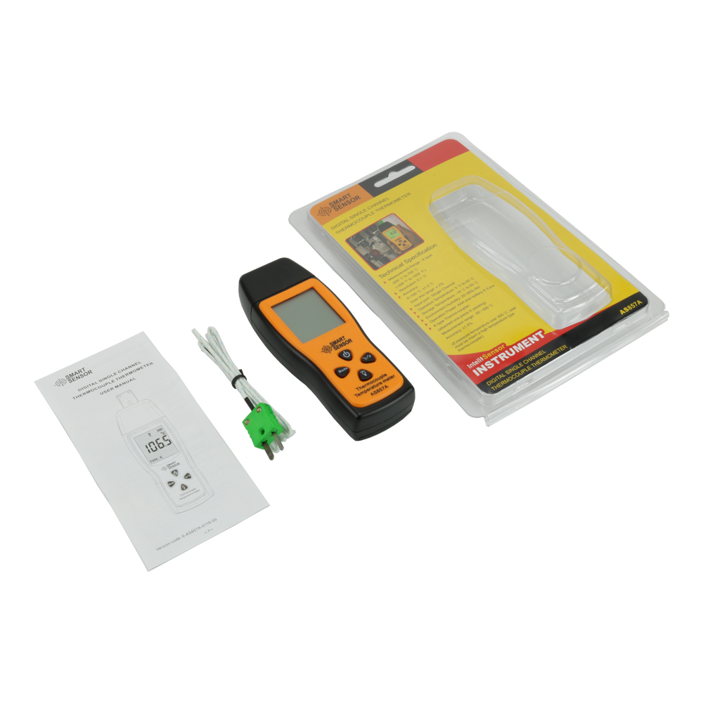 LCD Thermometer Digital Thermometer with K-Type Thermo Elements Ensor LCD Thermometer