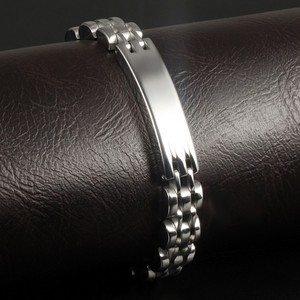 Marlary High Quality Promotional Logo <strong>Custom</strong> 316L Stainless Steel Mens Bracelet Models - Product Image 4