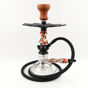 Shisha hookah en verre et aluminium, accessoires pour fumée, shisha hookah, haute qualité, lot de 2 pièces - Product Image 2