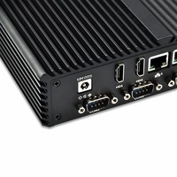 Ordinateurs mini PC industriels économiques Qotom Linux Ubuntu Win10 Barebone fabriqués en Chine avec RS232 2 Ethernet Thin Client
