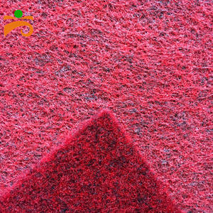 450g/m 2 100% de terciopelo de poliéster no tejida rojo boda alfombra - Product Image 3