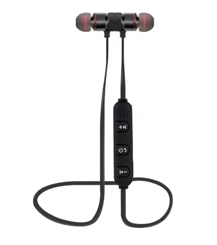 Zoom sans fil BT casque magnétique 4.2 Mini casque sans fil écouteurs stéréo écouteurs avec micro