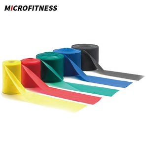 Premium <span class=keywords><strong>Natural</strong></span> Latex Theraband Fitness Stretching Band Roll para Physical Therpay - Product Image 2
