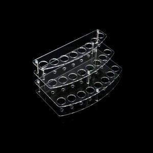 Tùy Chỉnh <span class=keywords><strong>3</strong></span> <span class=keywords><strong>Tier</strong></span> Mỹ Phẩm Lip Gloss Hiển Thị Giá Trang Điểm Bàn Chải Bút Đứng Acrylic Giữ Son Môi Organizer Cho Nhà Máy Giá - Product Image 3