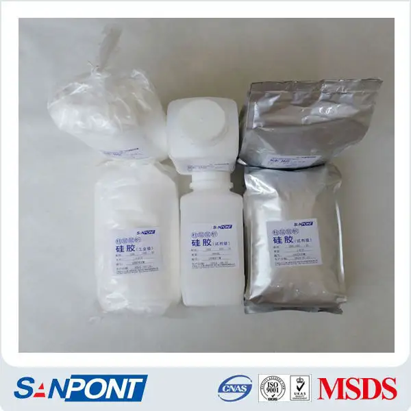SANPONT gel de silice de qualité Chromatographie en colonne réactif chimique