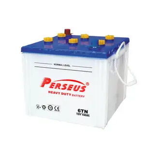 PERSEUS Manufacturer 12v 100AH Dry Cell Car Batteries 6TN for Vehcile/Truck/Bus/Heavy duty/Transportation Dry Charged