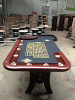 84 Zoll Luxus Casino-Stil Roulette-Pokertisch
