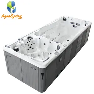 Hot sale large used swim spa outdoor to endless swimming pool