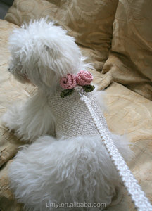 Arnés de Ganchillo <span class=keywords><strong>para</strong></span> <span class=keywords><strong>Perro</strong></span> Pequeño con Correa a Juego Hecha a Mano - Product Image 2