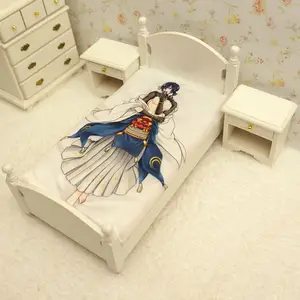 غطاء سرير 3d تصاميم حسب الطلب غطاء سرير s حديقة المنزل أنيمي غطاء سرير Touken Ranbu Mikazuki Munechika