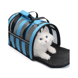 High Quality Foldable & Breathable Mesh Pet Carry Bag for Cat Dog