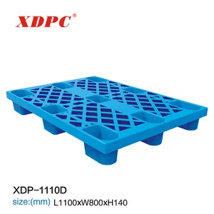 1100X1000 Bán Buôn Giá Rẻ Palete De Plastico Nestable Single Side Pallet Nhựa Để Bán