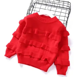 cy50075a 2018 new design children clothes girls beautiful sweater design for girls