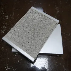 Tablero de hormigón de espuma reforzada 3D GRP --- hoja de cemento de fibra plana para construcción