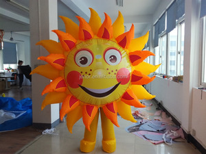 <span class=keywords><strong>Costume</strong></span> <span class=keywords><strong>Gonfiabile</strong></span> a Forma di Girasole per Pubblicità - Product Image 3
