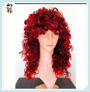 Özel Aqua ve mavi deniz Siren parti kostüm sentetik peruk HPC-1201 - Product Image 6