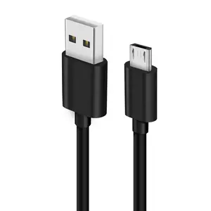 Bulk Supply Micro USB Cable 1M 3.3ft TPE Black White Micro 5P Cable