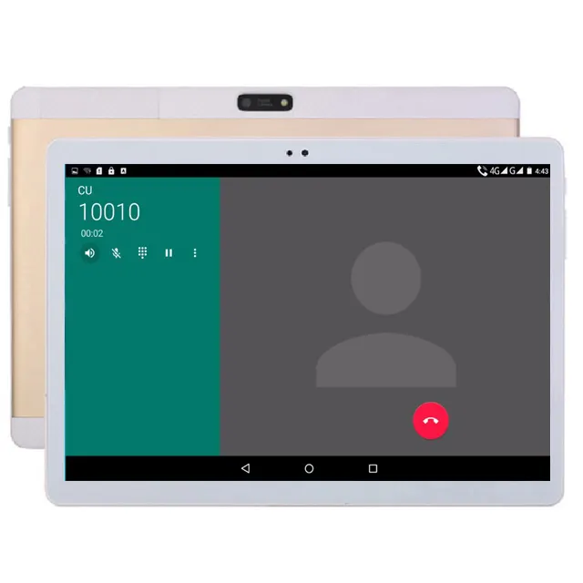 2 सिम कार्ड स्लॉट वाईफाई 3 जी 4 जी 10 इंच एंड्रॉइड टैबलेट