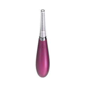 Vrouwen Wit Wimpers Curling Tool Enhancer Pen Elektronische Kam Elektrische Verwarmde Wimperkruller