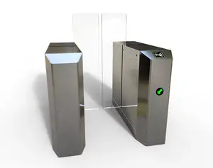 350mm Single core Access Control System 1.8m Sliding Full Height Turnstile Gate Price for Gym for Office