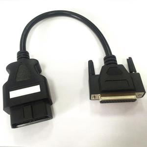 מפעל סיטונאי OBD2 16pin זכר תקע כדי DB15 זכר מחבר כבל עבור OBD2 סורק - Product Image 1