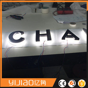 retroiluminado letra letrero de ads con LED decoracion integral <span class=keywords><strong>local</strong></span> comercial - Product Image 3