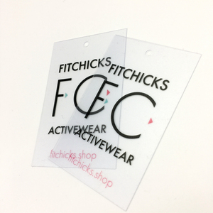 Eco- vriendelijke pp/huisdier/afgedrukt duidelijk pvc plastic kledingstuk/kleding hang tag, labels en tags, plastic klep zakken - Product Image 5