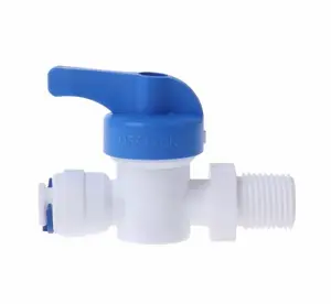 1/4 "/3/4"/1/2 "schraube wasser filter schnell stecker inline ball ventil fitting/wasser filter rohr quick connect ventil fitting