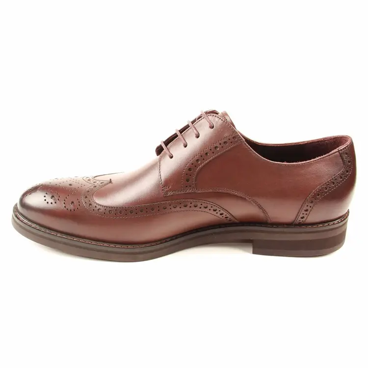 Sapatos de couro masculinos personalizados, sapatos de couro do dedo do pé