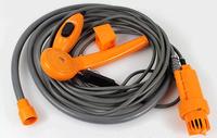 12 v voiture puissance extérieure camping douche rinçage kit 12 v dc de pompe de douche