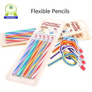 Drôle cadeau bendy et flexible PVC leadholder et <span class=keywords><strong>graphite</strong></span> crayons - Product Image 1