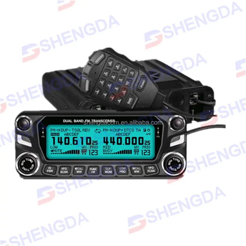 ตัวรับส่งสัญญาณวิทยุสมัครเล่นแบบพกพา VHF UHF ความถี่คู่