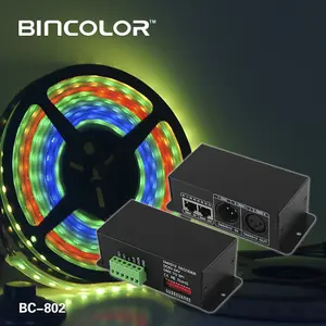 BC-802-1814 DMX для SPI DMX512 декодер сигнала RGBW led TM1814 IC chip pixel LED dmx декодер
