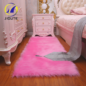 Más Popular Rosa alfombra casa alfombra de piel sintética - Product Image 4
