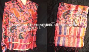 Wholesale heather silk kani pashmina <b>scarves</b> custom cozy warm women winter cashmere shawl <b>scarf</b> pashmina - Product Image 3