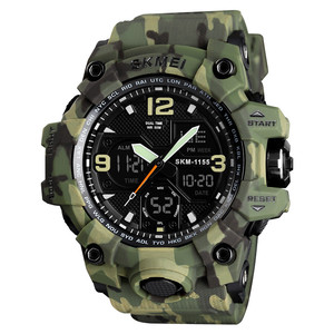 SKMEI 1155B montre-bracelet numérique étanche pour homme, mode sport, offre spéciale - Product Image 2