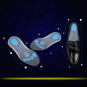 Meilleures ventes de semelles orthopédiques en gel de silicone transparent pour fasciite plantaire pour chaussures - Product Image 6