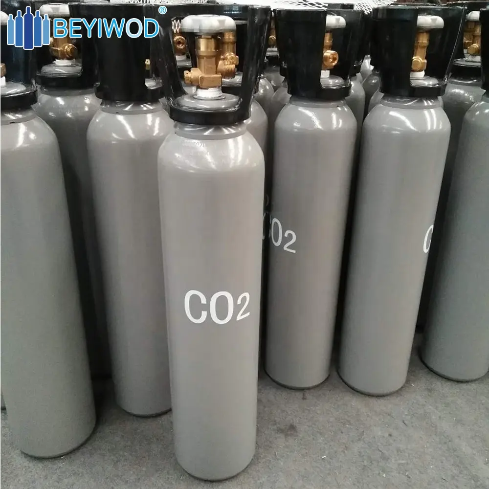 Harga Terbaik Food Grade Kecil/Ukuran Besar Baja Co2 Canister Co2 Silinder untuk Minuman/Akuarium/Industri