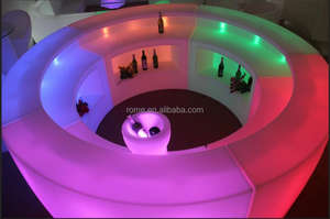 Neues Design Kommerzieller moderner Wein beleuchtete große LED-Barth eke zum Verkauf - Product Image 2