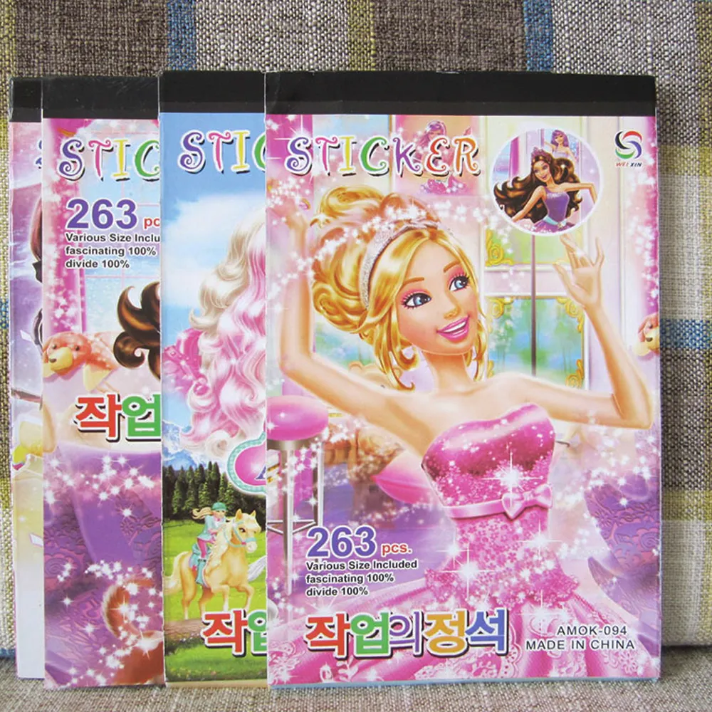 2020 New Easy Peel Off Sticker Princess sticker for girls sticker book